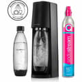 Pikkukuva 5 / 5: Soodakone Terra Musta - Sodastreamin hiilihapotuslaite tyylikkäässä mustassa muotoilussa