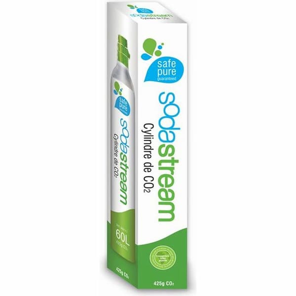Flaska CO² sodastream 1032120490 Sodamaskin 60 L - Kolsyremaskin kotikäyttöön 60 litran kapasiteetilla. Täydellinen kuplaveteen!