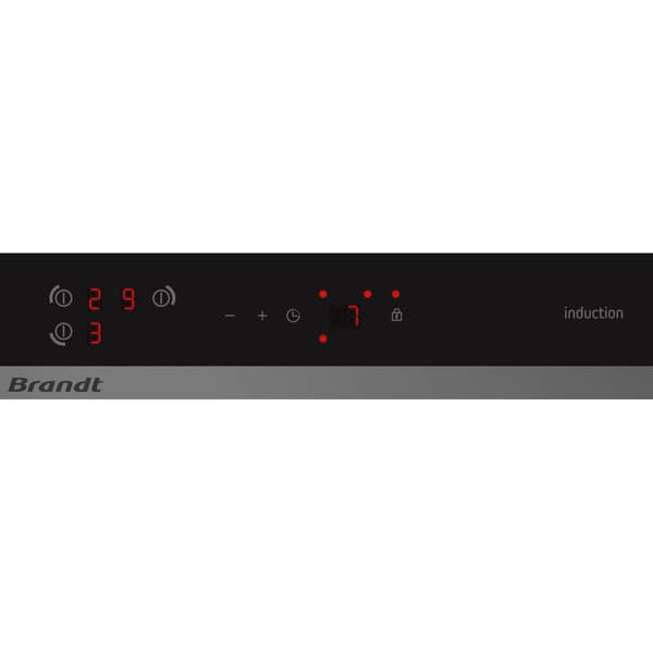 Brandt BPI6310B 60 cm Induktioliesi - 4600 W, Tehokas ja luotettava keittoalue moderneihin keittiöihin.