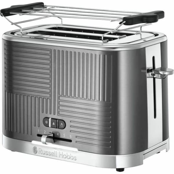 Russell Hobbs 25250-56 Leivänpaahdin, jossa on 2400 W teho – Nopeaa ja tasaisen rapeaa paahdetta leivällesi.