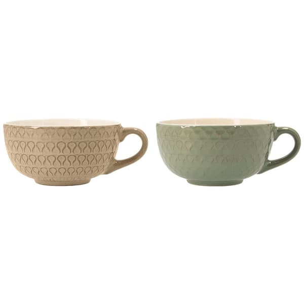 Koppar La Bouchée Ritual Keramik (550 ml) - 8-pakke til din daglige drikkesundhed. Holdbar og smuk keramikkrus til din kaffe eller te.