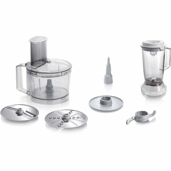 BOSCH MultiTalent3 Köksrobot 800 W Vit - Effektiv matberedare för köket med 800 W effekt. Idealisk för mångsidig användning.