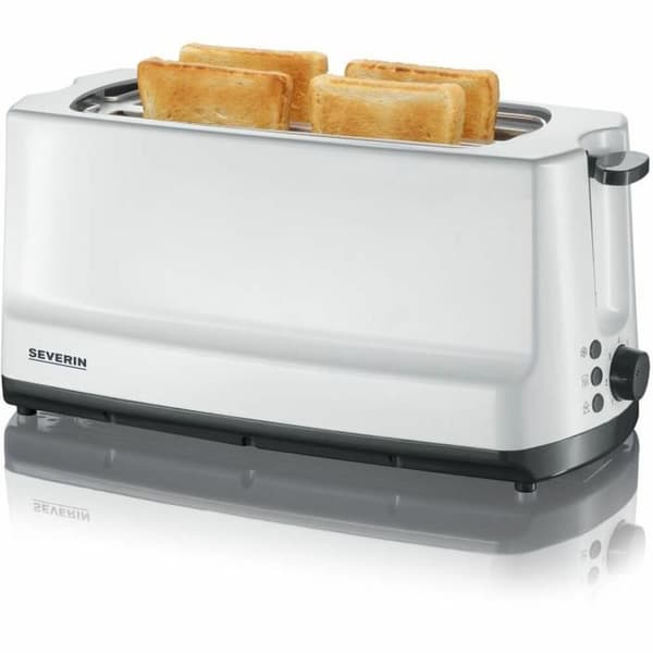 Brødrister Severin AT 2234 - Kraftfuld 1400 W brødrister i stilrent design. Perfekt til sprøde ristede skiver.