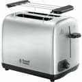 Pikkukuva 1 / 3: Russell Hobbs Leivänpaahdin 24080-56 850 W Hopea – Tehokas ja tyylikäs leivänpaahdin keittiöösi.
