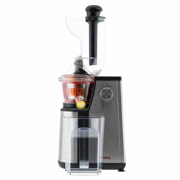 Elektrisk Juicepress Hkoenig GSX18 i Stål - Kraftfuld 1200 W, 1 L Kapacitet