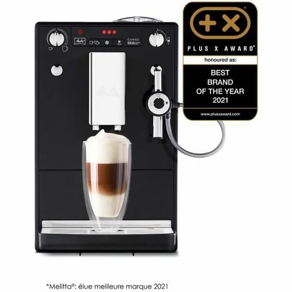 Melitta E957-101 Sort Kaffemaskine - Superautomatisk 1400 W 15 bar for perfekt kaffe hver morgen.