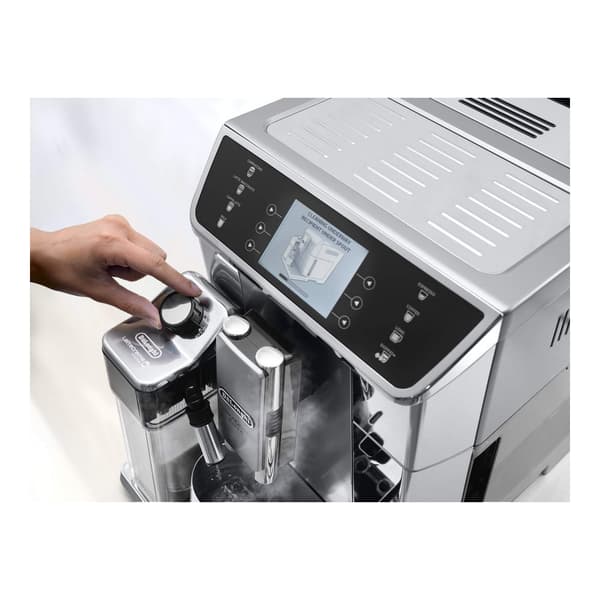 DeLonghi ECAM65055MS Kaffemaskine 1450 W Grå - Superautomatisk med 2 L kapacitet til nem og bekvem kaffebrygning derhjemme.