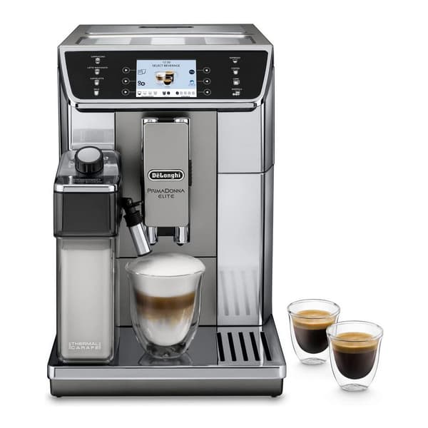 DeLonghi ECAM65055MS Kaffemaskine 1450 W Grå - Superautomatisk med 2 L kapacitet til nem og bekvem kaffebrygning derhjemme.