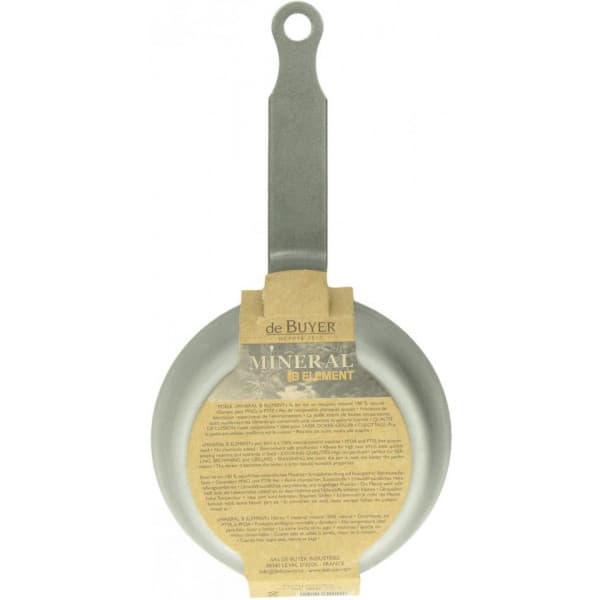 De Buyer Mineral B Element -pannekoekenpan, kulfiberstål, 12 cm