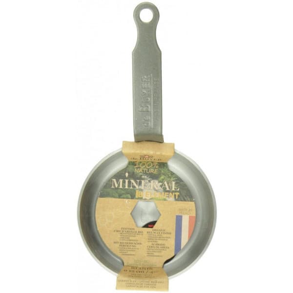 De Buyer Mineral B Element -pannekoekenpan, kulfiberstål, 12 cm