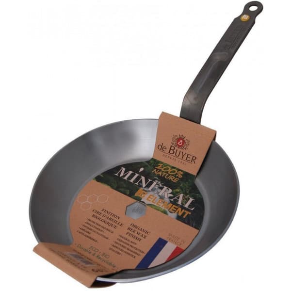 De Buyer Mineral B Element -stekpanna, kolsägerstål, 26 cm
