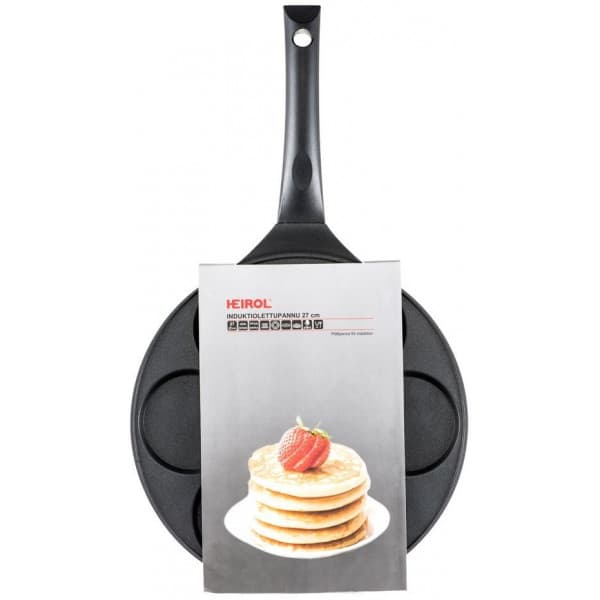 Heirol stekpanna för sju pannkakor, non-stick-beläggning, 26,5 cm