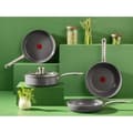 Miniatyrbild 3 av 4: Tefal (RE)NEW+ -wokpanna, 28 cm, keramiskt beläggning, grå