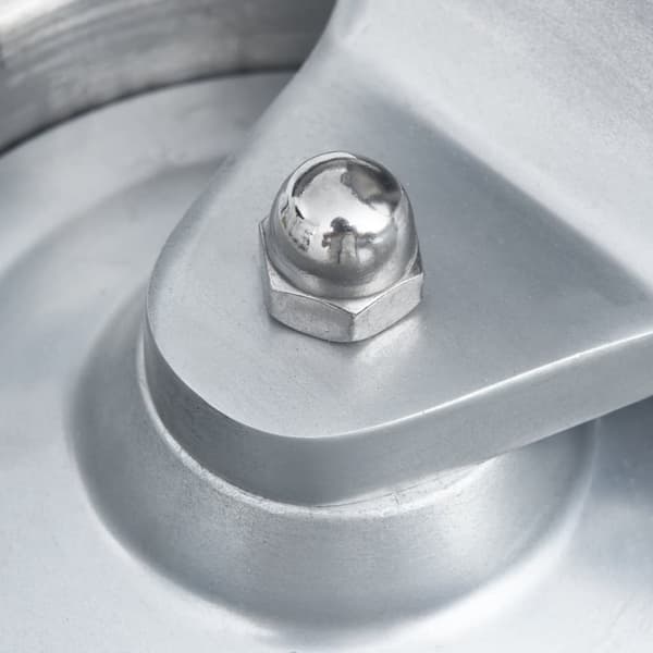 hamburgerpresser med 500 mellemlægningspapirer 13 cm aluminium
