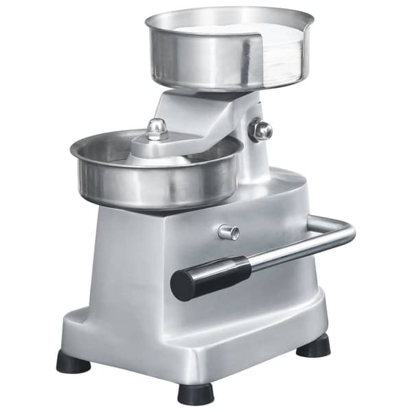 hamburgerpresser med 500 mellemlægningspapirer 10 cm aluminium