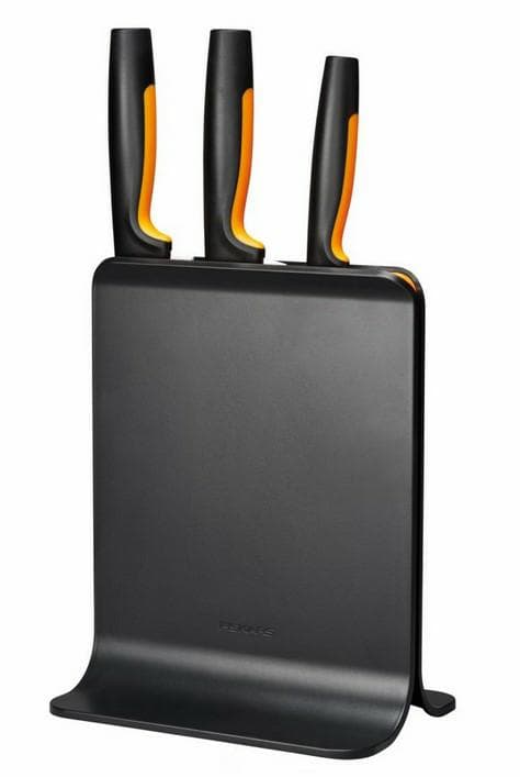 FISKARS SÆT MED 3 KNIVE I SORT BLOK FUNKTIONEL FORM