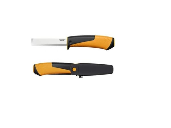 FISKARS TØMMERKNIV MED INDBYGGET SKÆRPER