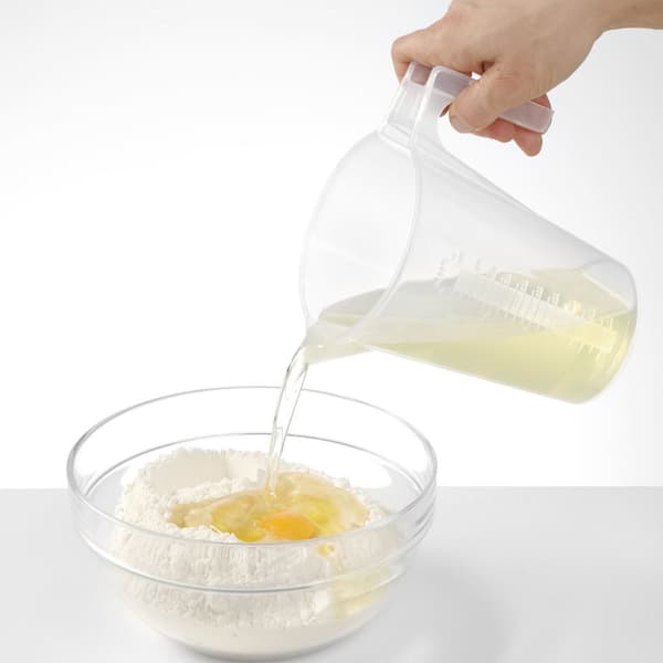 Keittiön mittakannu ja mittakuppi polypropeenista, pinottava 0,5 l - Hendi 567814