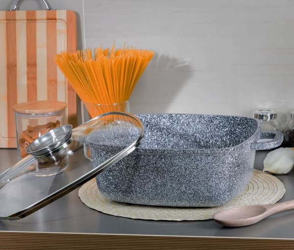 Bradepande FIRKANTIG GRYDE 6,5L 28CM ZILNER ZL-7063