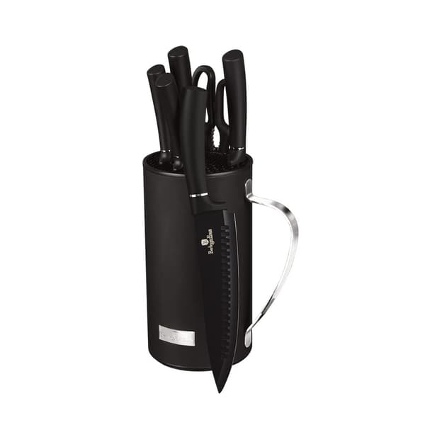 KNIVES?T I STAT 7 ELEMENTER. BERLINGER HAUS SORT S?LV BH-2480