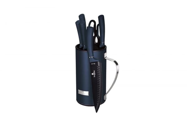 S?T KNIVE I STAT, 7 stk. BERLINGER HAUS AQUAMARINE BH-2581