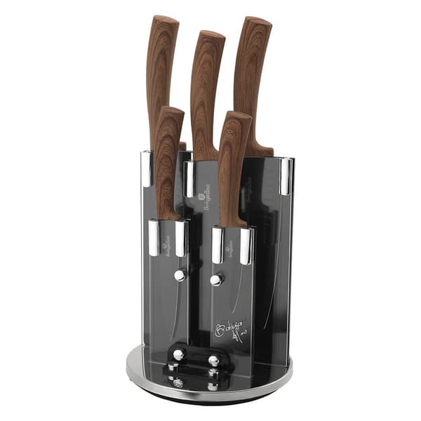 KNIVS?T 6 ELEMENTER. BERLINGER HAUS EBONY ROSEWOOD BH-2530