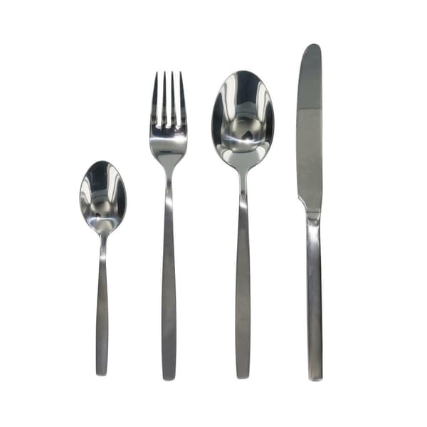 Onyx bestickset, 16 delar, silver