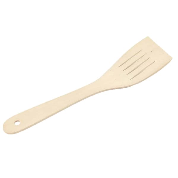 Genombruten spade i trä, böjd, 31 cm