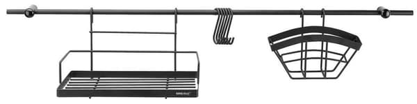 KÖKSRING 16 ELEMENT. SVART KINGHOFF KH-1498