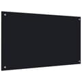 Pikkukuva 1 / 8: vidaXL Keittiön roiskesuoja musta 100x60 cm karkaistu lasi -  Keittiö- & ruokailuvälineet