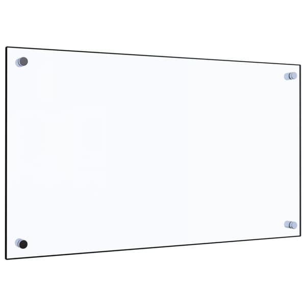 vidaXL stænkplade 70x40 cm hærdet glas gennemsigtig -  Køkkenredskaber