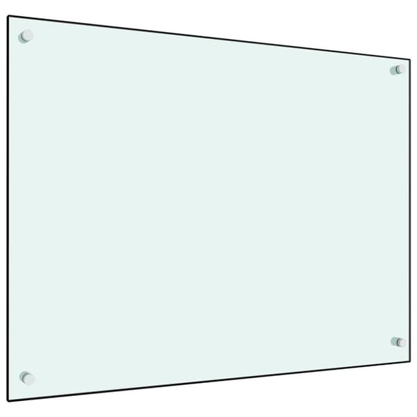 vidaXL Keittiön roiskesuoja valkoinen 80x60 cm karkaistu lasi -  Keittiö- & ruokailuvälineet