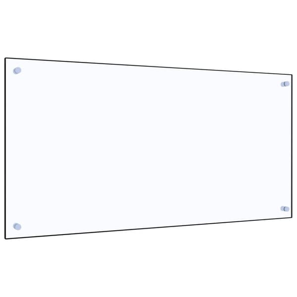 Køkkenredskaber - Living stænkplade 100x50 cm hærdet glas gennemsigtig