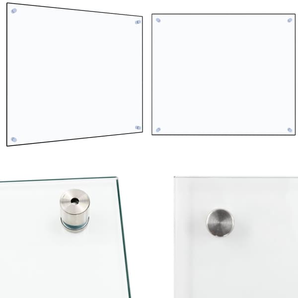 Stänkskydd transparent 70x60 cm härdat glas - Stänkskydd - Stänk Skydd - Home & Living