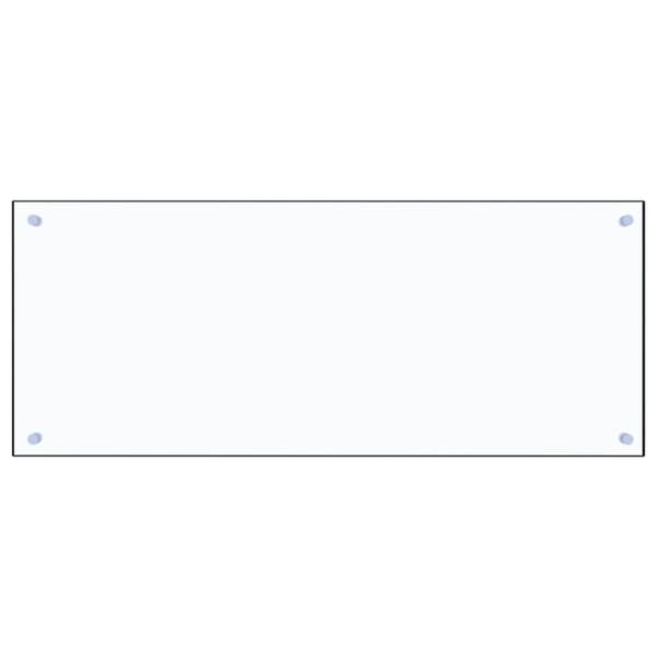 Stænkplade 100x40 cm hærdet glas gennemsigtig - Stænkplade - Stænkplader - Home & Living