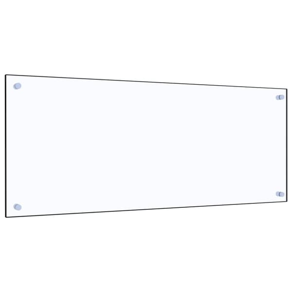 Stænkplade 100x40 cm hærdet glas gennemsigtig - Stænkplade - Stænkplader - Home & Living