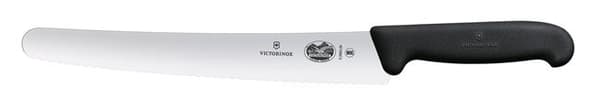 Victorinox Fibrox Konditorkniv, takket, 26 cm, sort Basisvariant