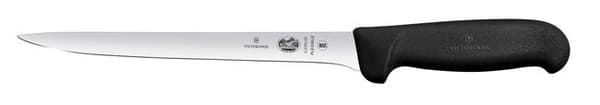 Victorinox Fibrox filékniv, smalt blad, 20 cm, svart Basvariant