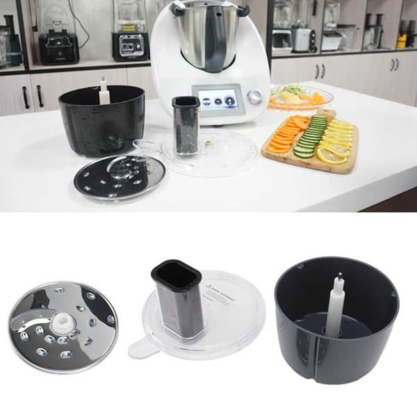Kulho, jossa leikkuri ja kansi Thermomix TM5 / TM6 -malleihin