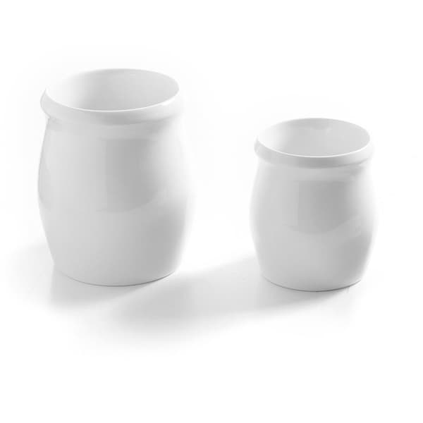 Valkoisesta posliinista valmistettu posliinikastike 1L - Hendi 785010