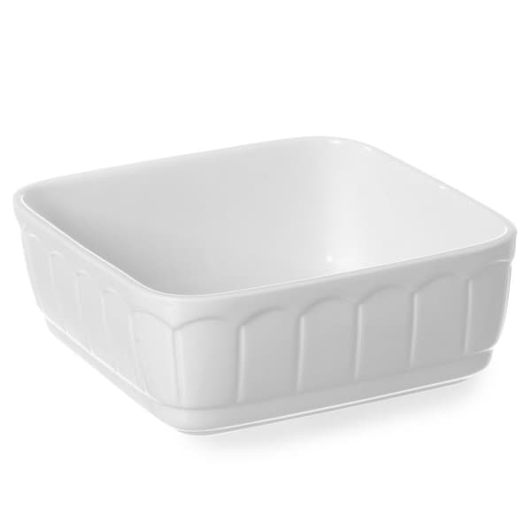 Firkantet bradepande lavet af RUSTICA porcelæn 165x165x70mm - Hendi 786352