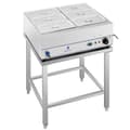 Miniatyrbillede 2 af 5: Bain-marie vandvarmer på stålbund 6 x GN 1/3 2000W 230V