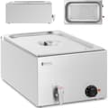 Miniatyrbild 1 av 6: Bain-marie elvärmare med kran GN 1/1 640 W