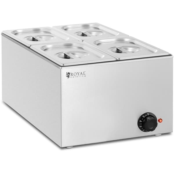 Bain marie elvärmare 4 x GN 1/4 640 W