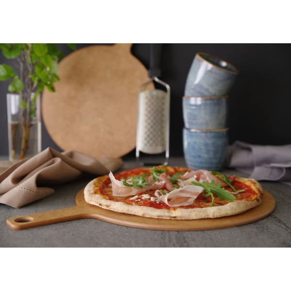 Pizzaspatelbræt til servering udskærende, rund, diameter. 305 mm - Hendi 505533