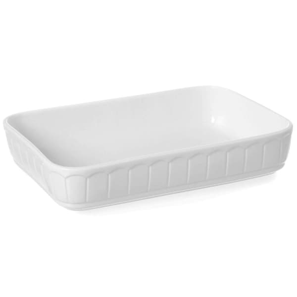 Fadbageform RUSTICA porcelæn 375x260mm