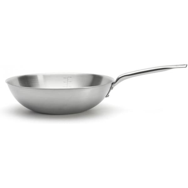 De Buyer Alchimy wokpande, 32 cm, rustfrit stål