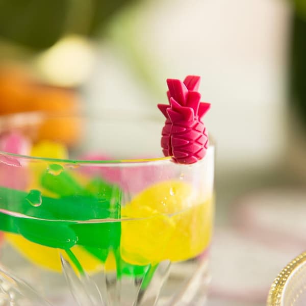 Tunnisteet | RITHI SUMMER | kupeille ja laseille ananas | 6 kpl | 828497