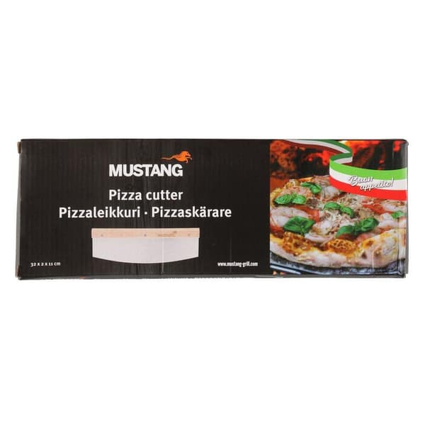 Pizzaleikkuri tukevalla puukahvalla