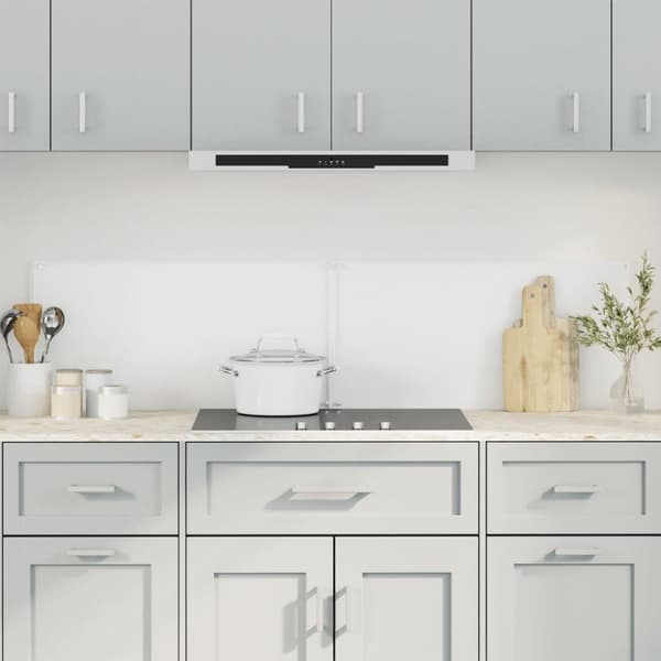 stænkplader 2 stk. 80x40 cm hærdet glas gennemsigtig